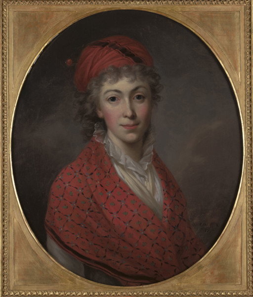 Portrait of Princess Izabela Czartoryska (1746-1835), née Flemming, 1796. Creator: Wojniakowski, Kazimierz (1771-1812).