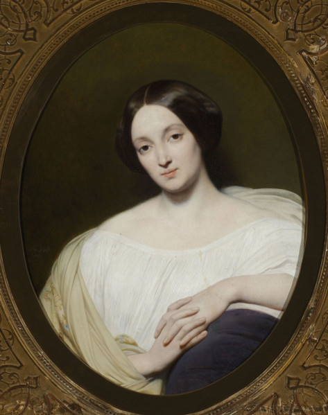Portrait of Countess Katarzyna Potocka (1825-1907), née Branicka, 1850. Creator: Scheffer, Ary (1795-1858).