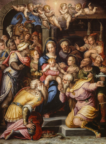The Adoration of the Magi, 1567. Creator: Vasari, Giorgio (1511-1574).