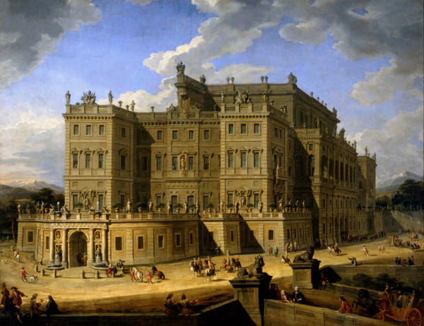View of Castello di Rivoli, 1724. Creator: Pannini (Panini), Giovanni Paolo (1691-1765).