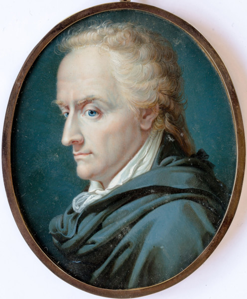 Portrait of the poet Vittorio Alfieri (1749-1803), c1800. Creator: Fabre, François-Xavier Pascal, Baron (1766-1837).