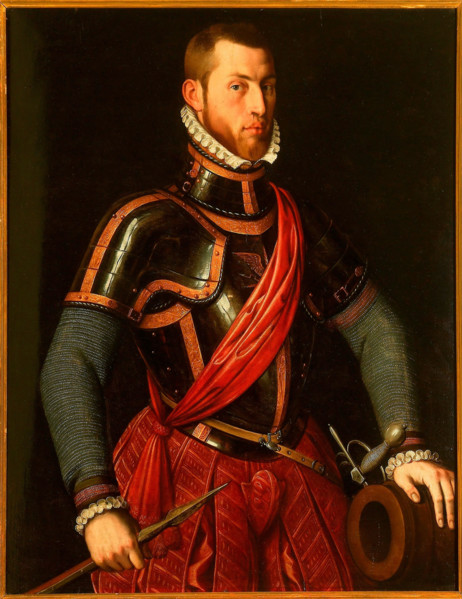Portrait of Vespasiano I Gonzaga (1531-1591), Duke of Sabbioneta, c1590. Creator: Campi, Bernardino (1522-1591).