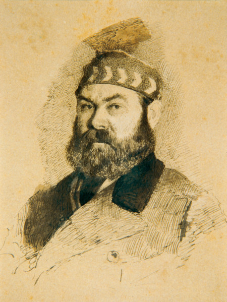 Self-portrait, 1880-1884. Creator: De Nittis, Giuseppe (1846-1884).