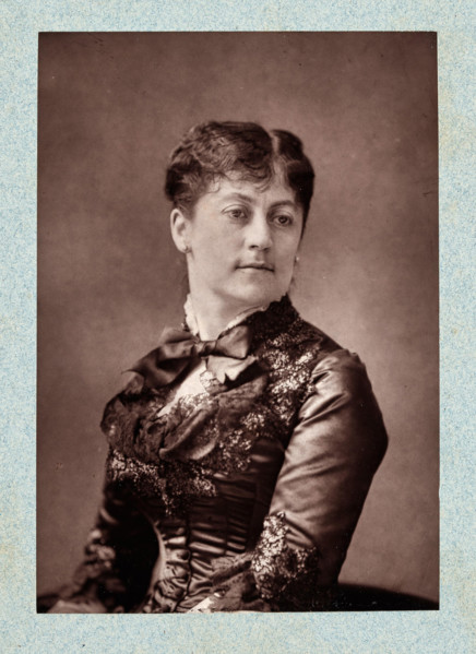 Portrait of Fanny Fleury (1846-1923), 1882. Creator: Godet, Anatole Louis (1839-1887).