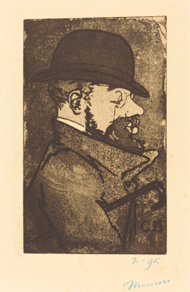 Portrait of Toulouse-Lautrec, 1893. Creator: Maurin, Charles (1856-1914).