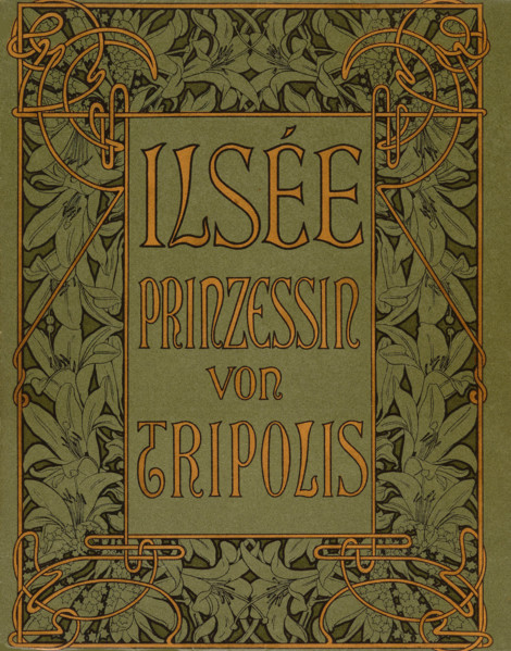 Cover of "Ilsée, Princesse de Tripoli" by Robert de Flers, c1900. Creator: Mucha, Alfons Marie (1860-1939).