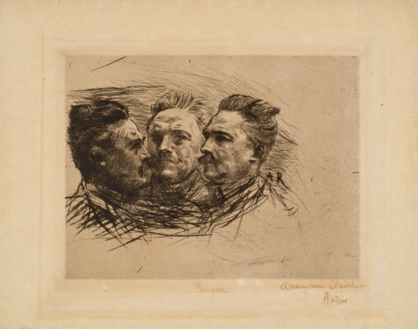 Portrait of Henri Becque, 1885. Creator: Rodin, Auguste (1840-1917).