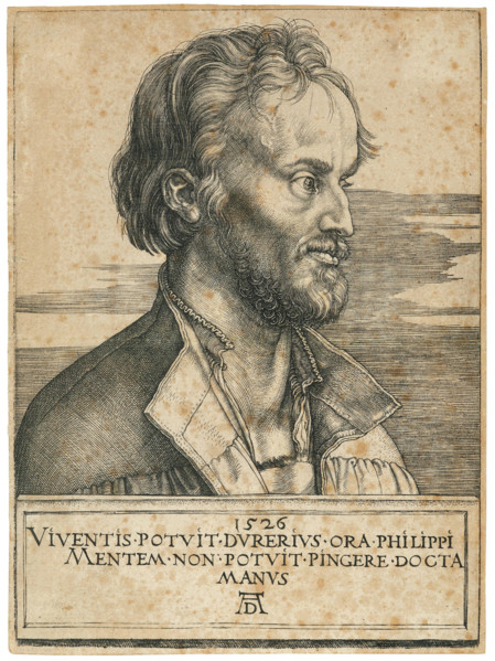Portrait of Philipp Melanchthon (1497-1560), 1526. Creator: Dürer, Albrecht (1471-1528).