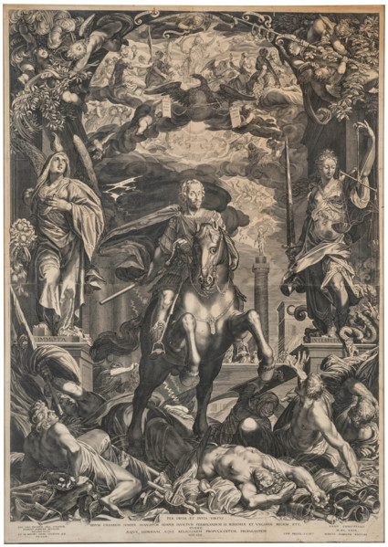 The Apotheosis of Emperor Ferdinand II of Austria, 1629. Creator: Sadeler, Aegidius (1575-1629).