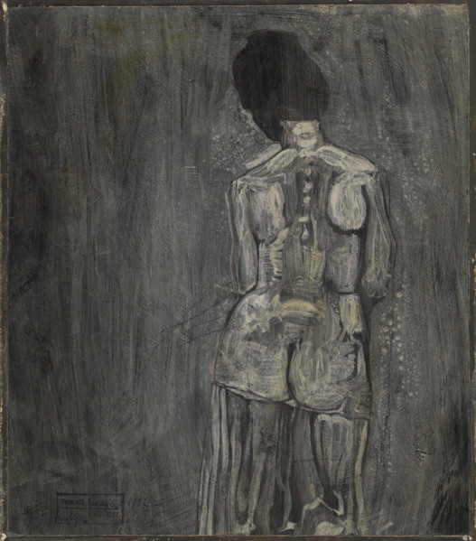 Untitled (Nude from the Back), 1902. Creator: Klee, Paul (1879-1940).