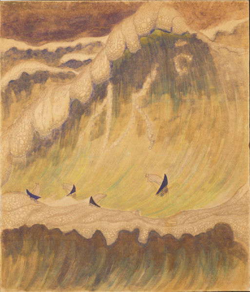 Sonata No. 5 (Sonata of the Sea). Finale, 1908. Creator: Ciurlionis, Mikalojus Konstantinas (1875-1911).
