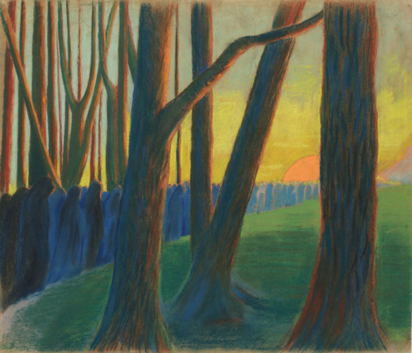 Funeral Symphony, 1903. Creator: Ciurlionis, Mikalojus Konstantinas (1875-1911).