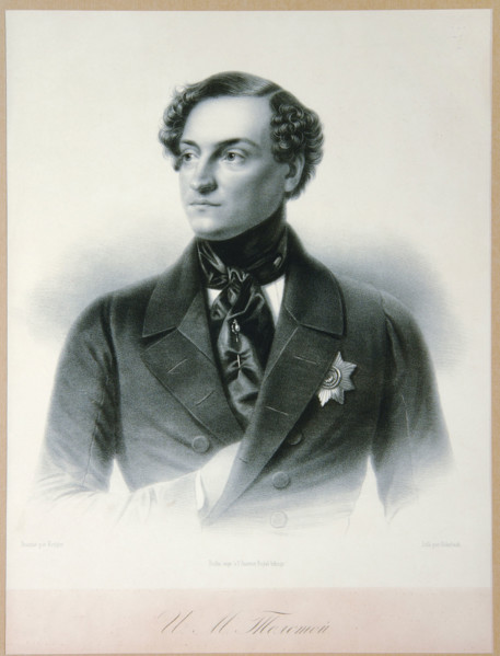 Portrait of Count Ivan Matveyevich Tolstoy (1806-1867). Creator: Rohrbach, Paul (1817-after 1862).