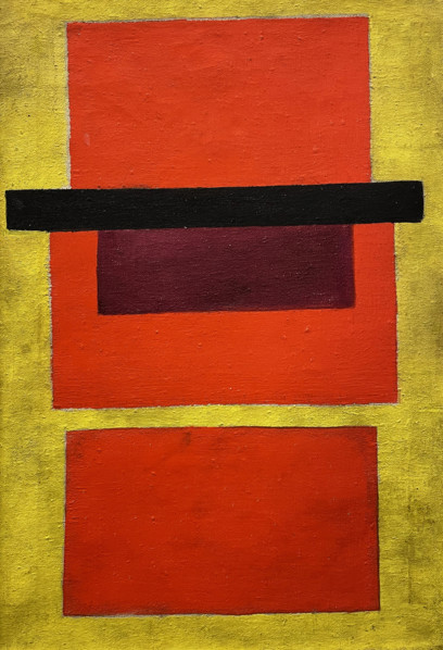 Non-Objective Composition. Color Painting, 1917. Creator: Rozanova, Olga Vladimirovna (1886-1918).