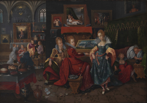 The Parable of the Wise and Foolish Virgins, c1600-1610. Creator: Francken, Hieronymus II (1578-1623).