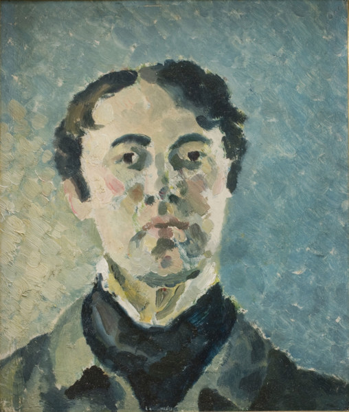 Self-portrait, 1907. Creator: Giersing, Harald (1881-1927).