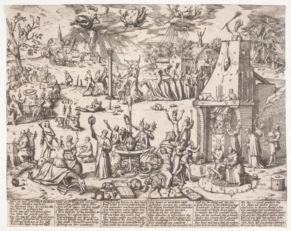 The Witches' Sabbat, Second half of the16th century. Creator: Hogenberg, Frans (1535-1590).
