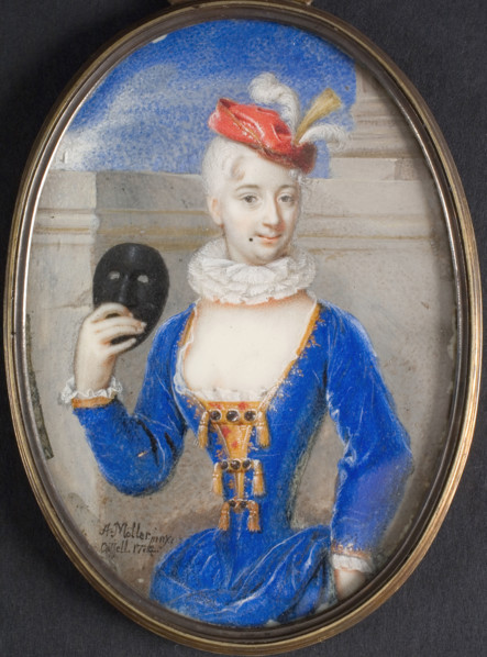 Portrait of Princess Wilhelmine Charlotte of Hesse-Kassel (1695-1722), 1714. Creator: Møller, Andreas (1684-c. 1762).