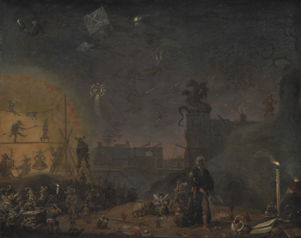 The Vision of the Sunday Child, 1660. Creator: Saftleven, Cornelis Hermansz. (ca. 1607-1681).