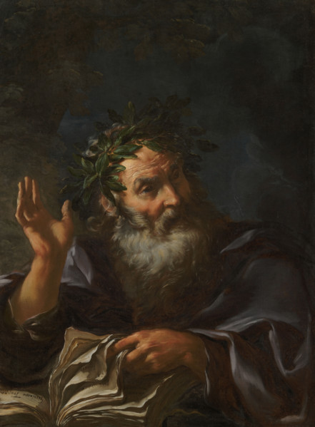 Homer, ca. 1665-1667. Creator: Troppa, Girolamo (1637-1710).