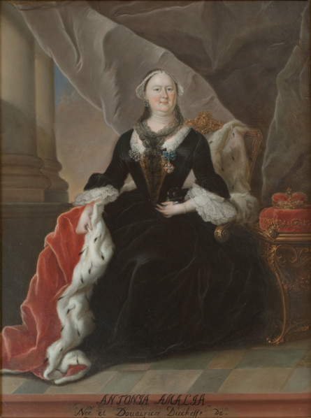 Portrait of Princess Antoinette Amalie of Brunswick-Wolfenbüttel (1696-1762), 18th century. Creator: Anonymous.