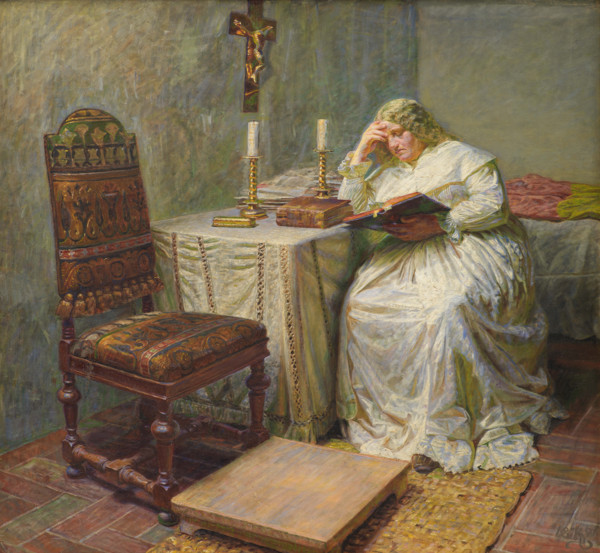 Leonora Christina in Blåtårn, 1891. Creator: Zahrtmann, Kristian (1843-1917).