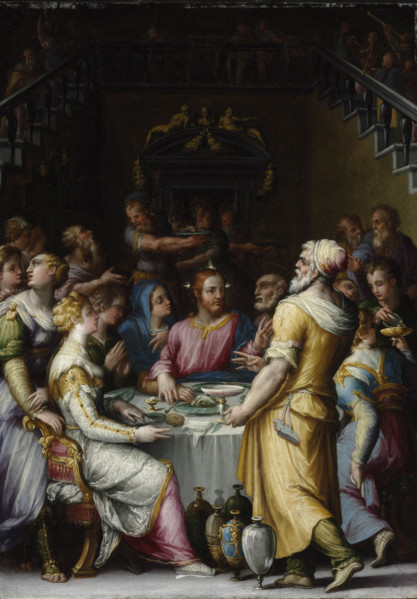 The Wedding Feast at Cana, 1566. Creator: Vasari, Giorgio (1511-1574).