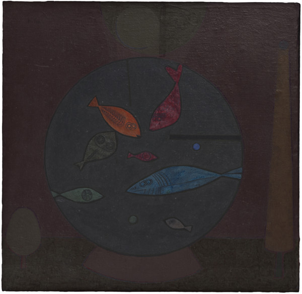 Fishes in a Circle, 1926. Creator: Klee, Paul (1879-1940).