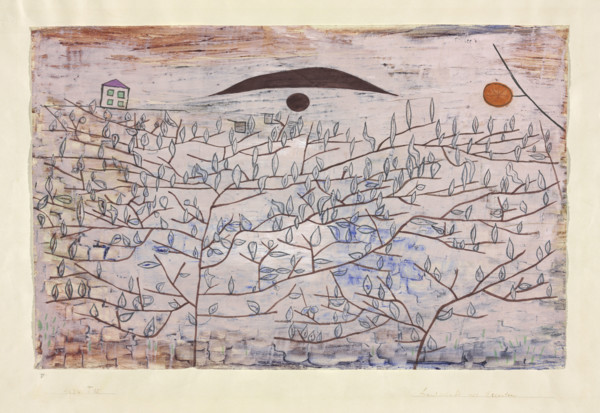 Landscape with accents, 1934. Creator: Klee, Paul (1879-1940).