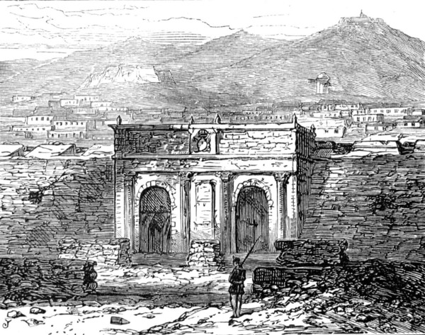 Sketches at Cartagena after the Siege: Madrid Gate, 1874. Creator: Unknown.