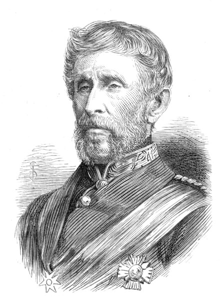 The late Lieut.-General Sir Sydney Cotton, G.C.B., Governor of Chelsea Hospital, 1874. Creator: Unknown.