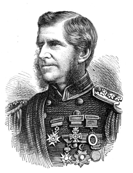 Captain Sir J. E. Commerell, K.C.B., V.C., 1874. Creator: Unknown.