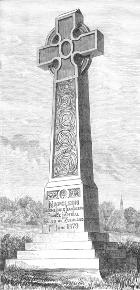 Monument to the late Prince Imperial, at Chiselhurst, 1881. Creator: Unknown.