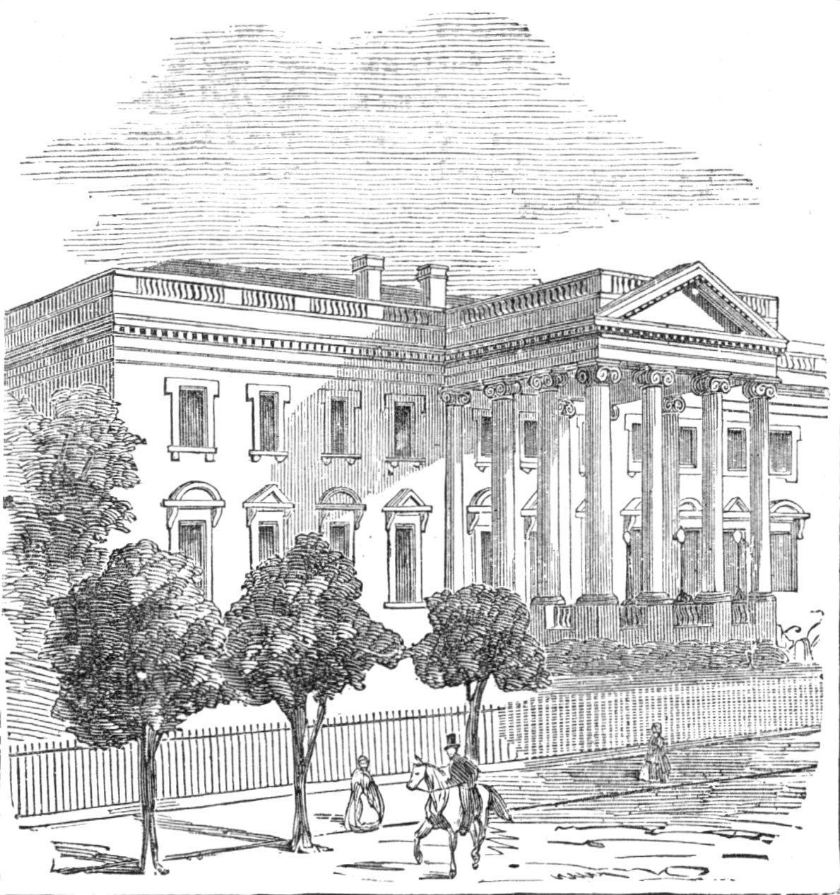 The White House, Washington, where the wounded President lies, 1881. Creator: Unknown.
