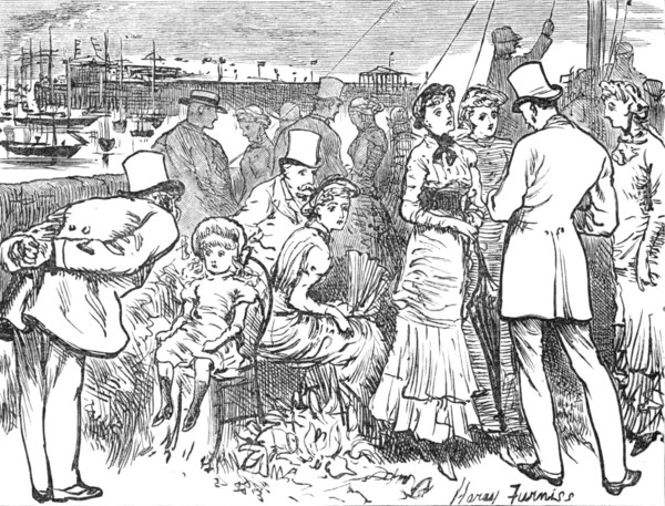Sketches at the Ryde Regatta: The Wind-Up, 1881. Creator: Joseph Swain.