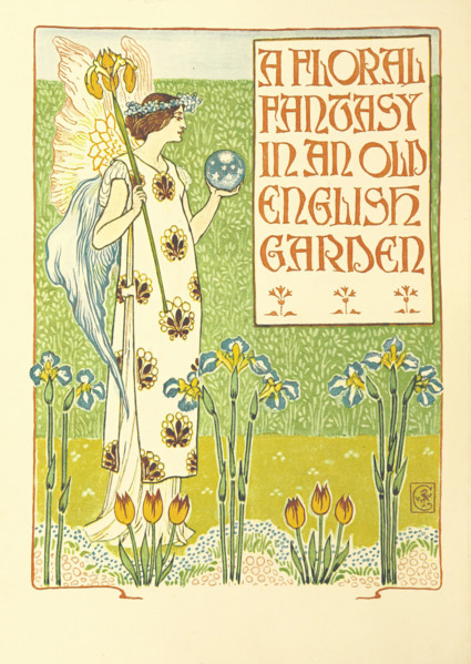 Irises, 1899. Creator: Walter Crane.