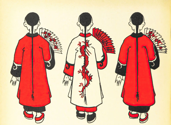 Chinese costume, 1912.  Creator: May Audubon Post.