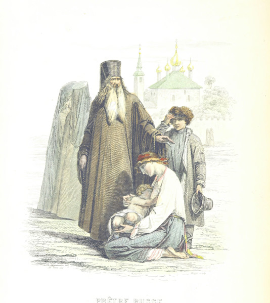 Russian priest, 1855. Creator: Boyer.