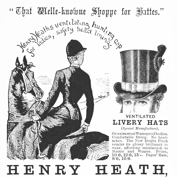 Henry Heath, "That Welle-knowne Shoppe for Hattes", 1884. Creator: Unknown.