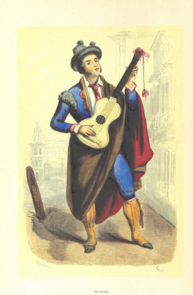 Sérénade, 1848.  Creator: Adolphe François Pannemaker.