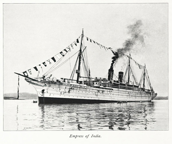 Empress of India, 1893.  Creator: Unknown.