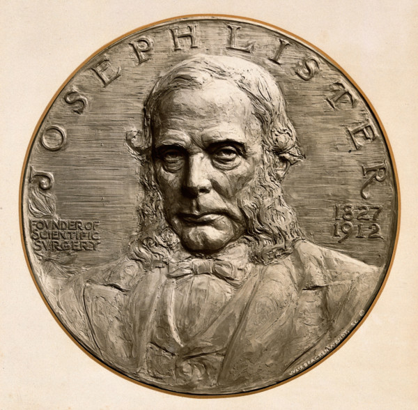 Joseph Lister, 1st Baron Lister, 1800-1899. Creator: JB Wendt.