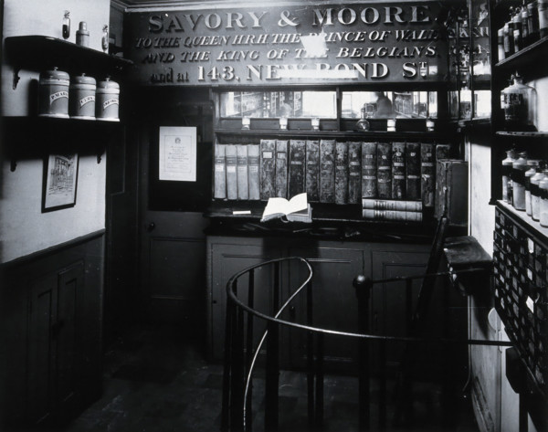 Savory & Moore Ltd: interior of the pharmacy;..., c1880s. Creator: Unknown.