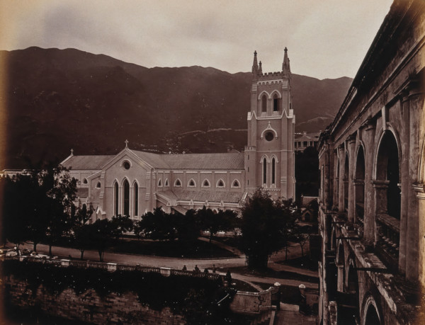 Hong Kong: St John's Cathedral, North Front, c1873. Creator: William Pryor Floyd.