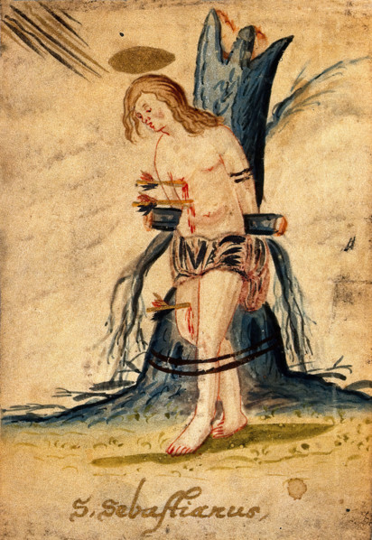 Martyrdom of Saint Sebastian. Creator: Unknown.