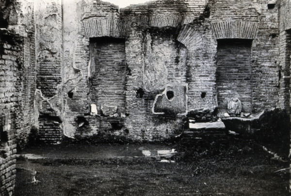 An ancient building which used to be a pharmacy site in the House of the Vestal Virgins, Rome. Creator: Unknown.