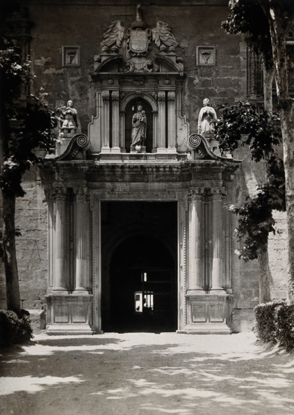 Lunatic asylum (once a convent), Granada: gateway, c1900. Creator: Unknown.