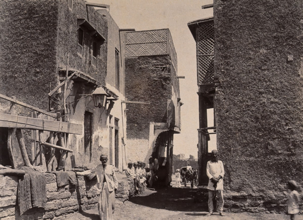 Buildings in the town of Machi Meani, Karachi, India, 1897. Creator: Unknown.