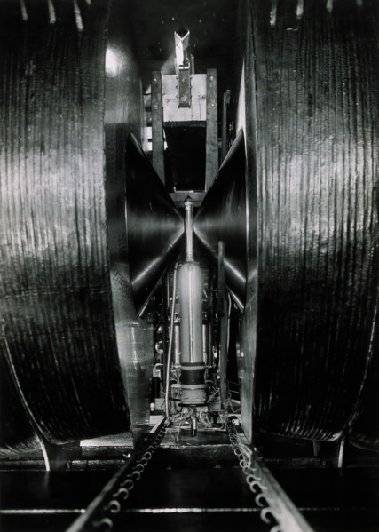 Electro-magnet devised by Aimé Auguste Cotton, in the Académie des Sciences, Paris, c1920s. Creator: Unknown.