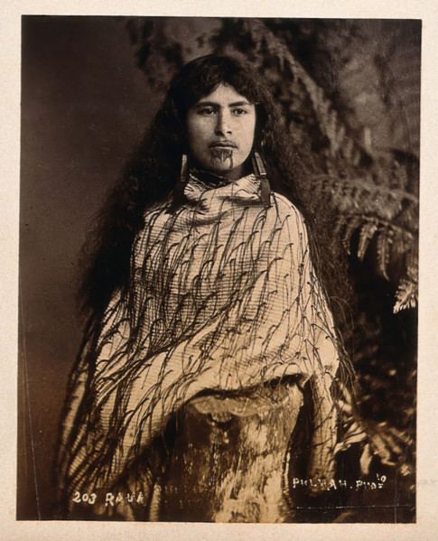 New Zealand: a Maori woman, c1880s. Creator: Elizabeth Pulman.
